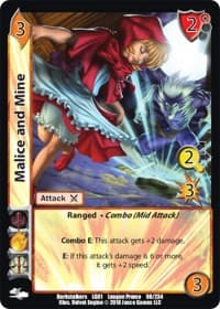 Malice and Mine - Capcom Casual League Kit - UniVersus card
