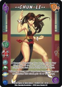 Chun-Li** - Street Fighter vs. Darkstalkers - UniVersus card