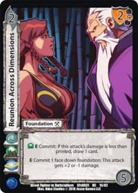 Reunion Across Dimensions - Street Fighter vs. Darkstalkers - UniVersus card