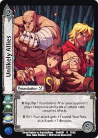 Unlikely Allies - Street Fighter vs. Darkstalkers - UniVersus card