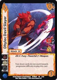Dhylec Devil Slayer - Street Fighter vs. Darkstalkers - UniVersus card