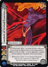 Conduit of United Essence - Street Fighter vs. Darkstalkers - UniVersus card