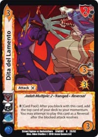 Dita del Lamento - Street Fighter vs. Darkstalkers - UniVersus card