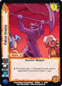 Falce Inizio - Street Fighter vs. Darkstalkers - UniVersus card