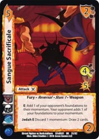 Sangue Sacrificale - Street Fighter vs. Darkstalkers - UniVersus card