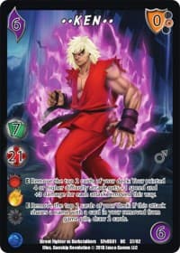 Ken** - Street Fighter vs. Darkstalkers - UniVersus card