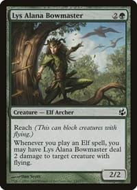 Lys Alana Bowmaster - Morningtide - Magic: The Gathering card