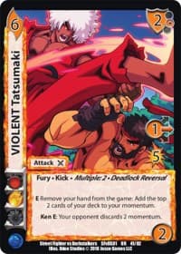 VIOLENT Tatsumaki - Street Fighter vs. Darkstalkers - UniVersus card