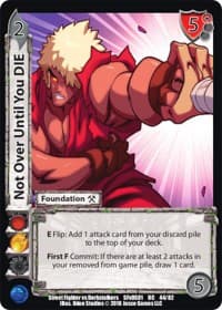Not Over Until You DIE - Street Fighter vs. Darkstalkers - UniVersus card