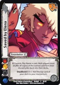 Saved by Elena - Street Fighter vs. Darkstalkers - UniVersus card