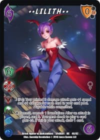 Lilith** - Street Fighter vs. Darkstalkers - UniVersus card