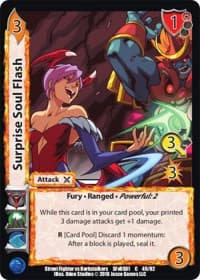 Surprise Soul Flash - Street Fighter vs. Darkstalkers - UniVersus card