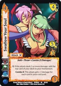 Swallow Your Soul - Street Fighter vs. Darkstalkers - UniVersus card