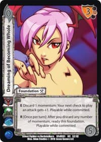 Dreaming of Becoming Whole - Street Fighter vs. Darkstalkers - UniVersus card