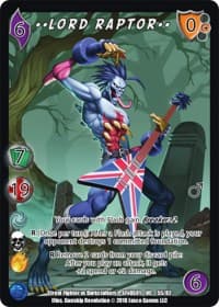 Lord Raptor** - Street Fighter vs. Darkstalkers - UniVersus card