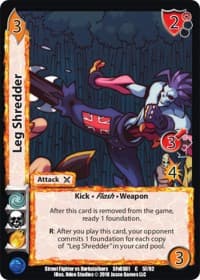 Leg Shredder - Street Fighter vs. Darkstalkers - UniVersus card