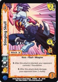 Stinging Skull - Street Fighter vs. Darkstalkers - UniVersus card