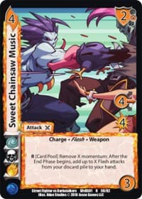 Sweet Chainsaw Music - Street Fighter vs. Darkstalkers - UniVersus card