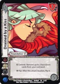 Drained by a Kiss - Street Fighter vs. Darkstalkers - UniVersus card