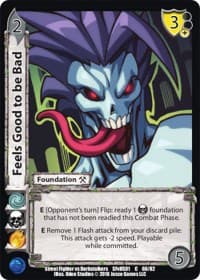 Feels Good to be Bad - Street Fighter vs. Darkstalkers - UniVersus card