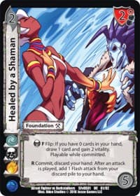 Healed by a Shaman - Street Fighter vs. Darkstalkers - UniVersus card