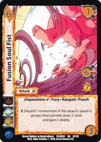 Fusion Soul Fist - Street Fighter vs. Darkstalkers - UniVersus card