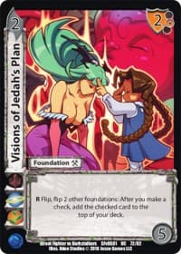Visions of Jedah's Plan - Street Fighter vs. Darkstalkers - UniVersus card