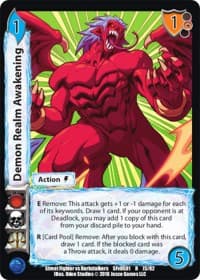 Demon Realm Awakening - Street Fighter vs. Darkstalkers - UniVersus card