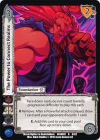 The Power to Connect Realms - Street Fighter vs. Darkstalkers - UniVersus card