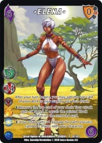 Elena* - Street Fighter vs. Darkstalkers - UniVersus card
