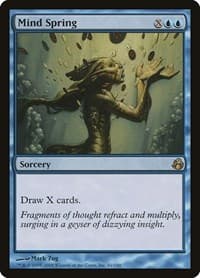 Mind Spring - Morningtide - Magic: The Gathering card