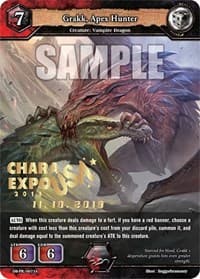 Grakk, Apex Hunter - PR Cards - Dragoborne card