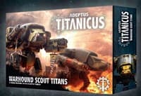 Warhammer: 40K - Adeptus Titanicus - Warhound Scout Titans - Warhammer Plastic Box Sets - Warhammer Box Sets card