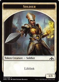 Soldier (002) // Soldier (006) Token - Guilds of Ravnica: Guild Kits - Magic: The Gathering card