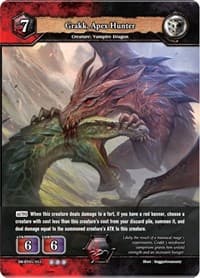Grakk, Apex Hunter - Reckoning of Vashr - Dragoborne card
