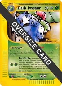 Dark Ivysaur - 6 (Best of Game 6 Promo) - Jumbo Cards - Pokemon card