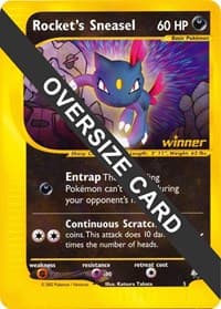 Rocket's Sneasel - 5 - Jumbo Cards - Pokemon card