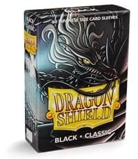 Dragon Shield Classic Japanese Sleeves - Black (60-Pack) - Dragon Shield Card Sleeves - Card Sleeves card