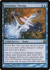 Notorious Throng - Morningtide - Magic: The Gathering card