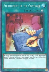 Fulfillment of the Contract - Hidden Summoners - YuGiOh card