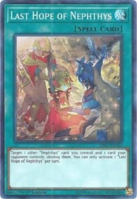 Last Hope of Nephthys - Hidden Summoners - YuGiOh card