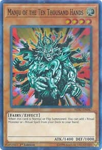 Manju of the Ten Thousand Hands - Hidden Summoners - YuGiOh card