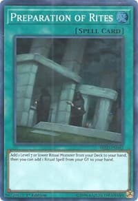 Preparation of Rites - Hidden Summoners - YuGiOh card