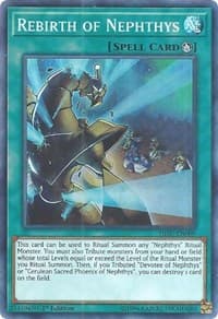 Rebirth of Nephthys - Hidden Summoners - YuGiOh card