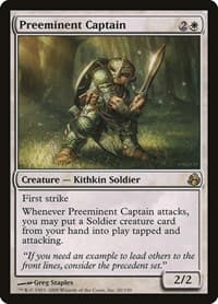 Preeminent Captain - Morningtide - Magic: The Gathering card