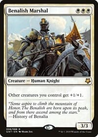 Benalish Marshal - Magic Game Night - Magic: The Gathering card