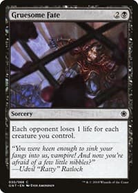 Gruesome Fate - Magic Game Night - Magic: The Gathering card