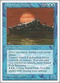 Island Fish Jasconius - Fourth Edition - Magic: The Gathering card