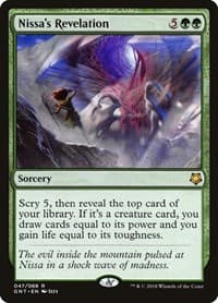 Nissa's Revelation - Magic Game Night - Magic: The Gathering card