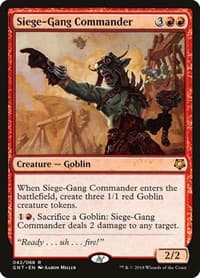 Siege-Gang Commander - Magic Game Night - Magic: The Gathering card